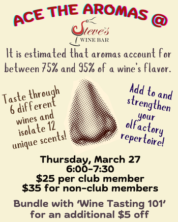 March 27 Ace the Aromas