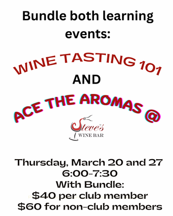 March Wine Tasting 101 & Ace the Aromas Bundle